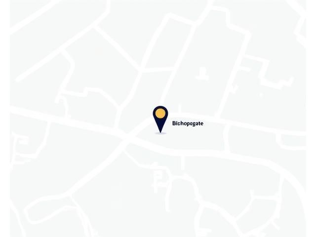Map showing Sterling Compass office location in London, Bishopsgate area.